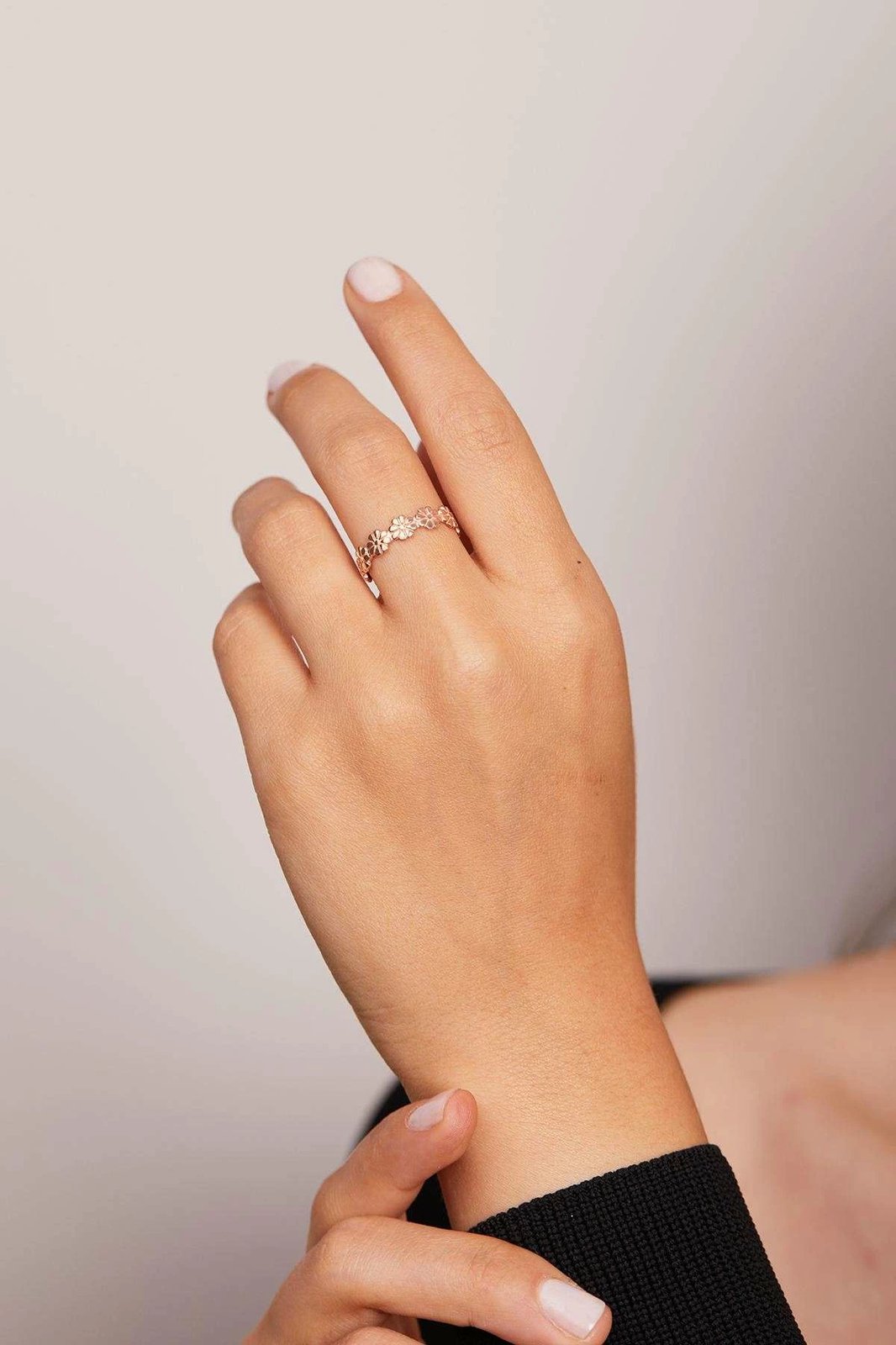 Unazë argjendi, ngjyrë rose, Jumeon, ELKAB92276R