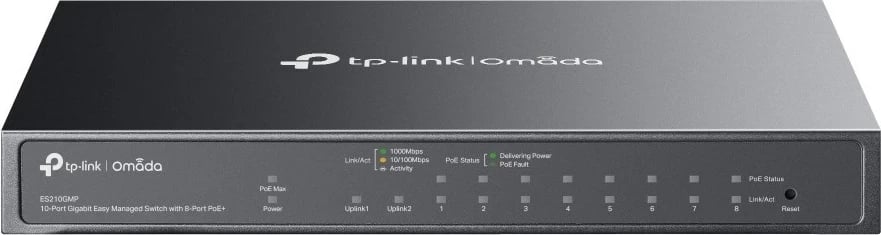 Switch TP-Link Omada ES210GMP, Managed, Gigabit Ethernet, PoE, Zi