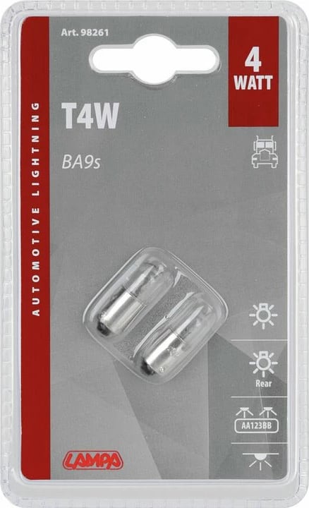 Lampa 24v 4w Blister Ba9s