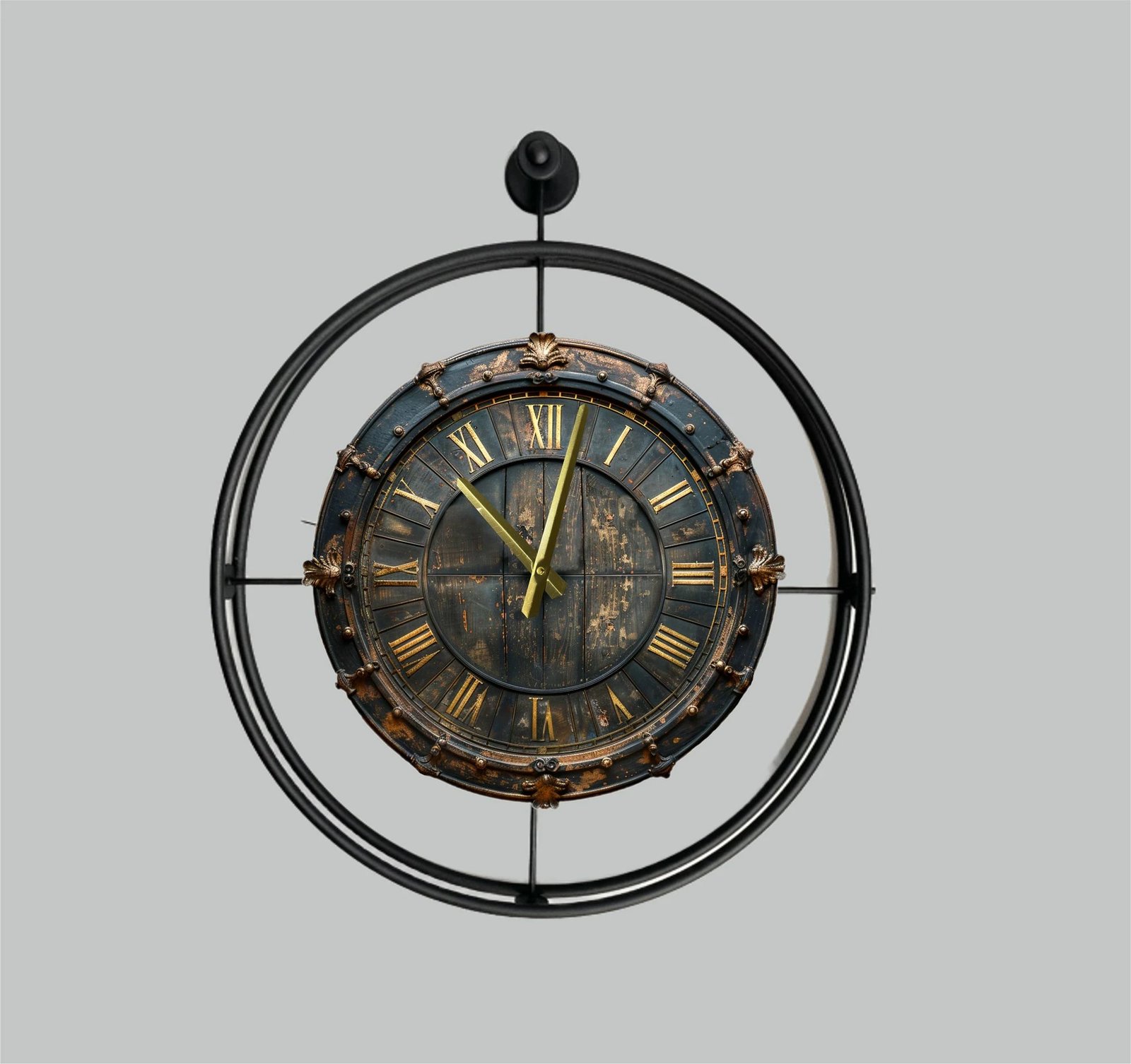 Orë muri dekorative prej metali, Wallity, Mclock-00121