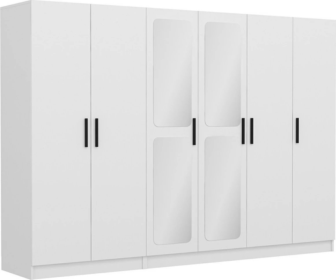 Dollap Skye Decor, i bardhë, 270x190x52cm