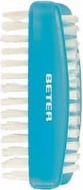 Furçë për thonj BETER Double Nail Brush me fije najloni, blu