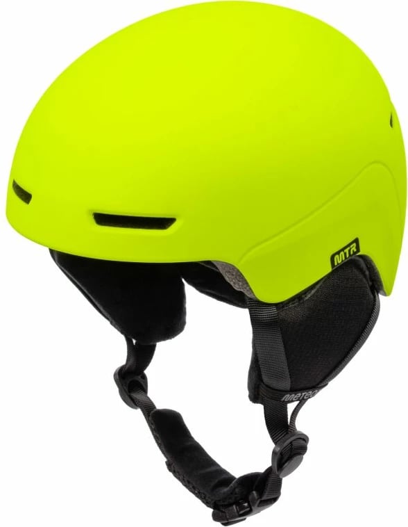Helmetë skijimi Meteor unisex, e verdhë neon