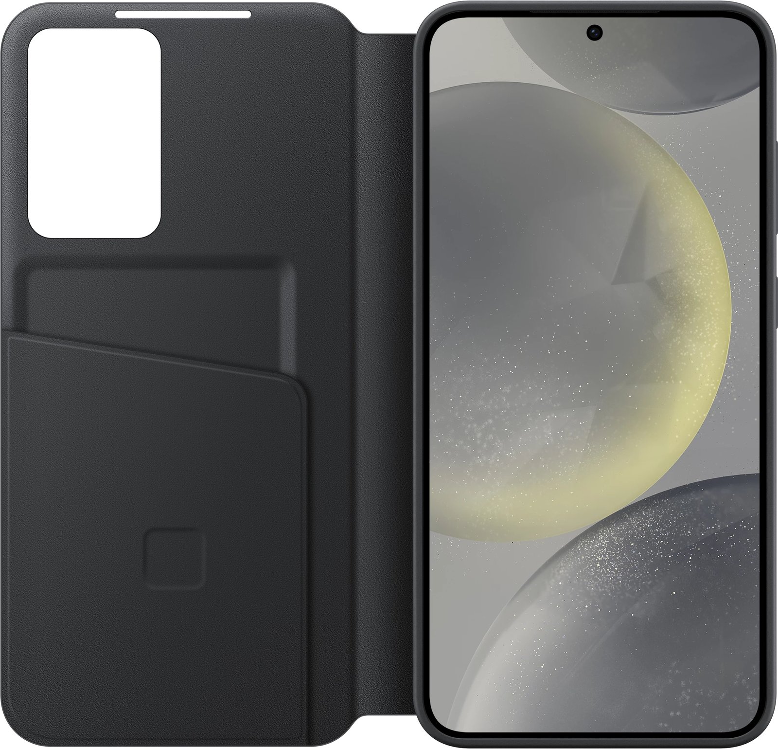 Mbështjellës Samsung Smart View Wallet EF-ZS921CBEGWW për Galaxy S24, i zi
