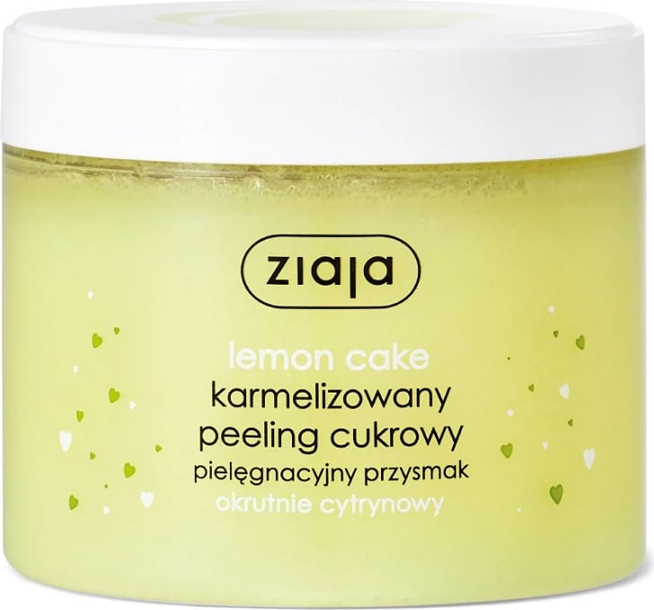 Scrub trupi Ziaja Caramelized Lemon Cake për femra, 300ml