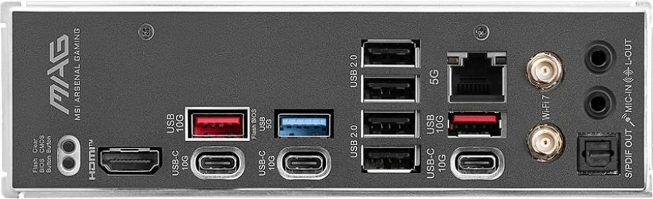 Pllakë amë MSI MAG B850 TOMAHAWK MAX WIFI, Socket AM5, ATX, Bardhë