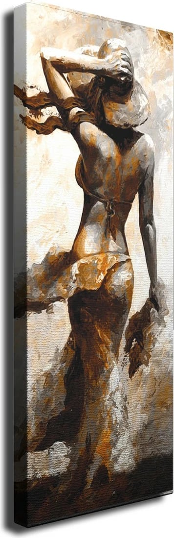 Pikturë dekorative në kanavacë, shumëngjyrëshe, PC108, 30x80cm