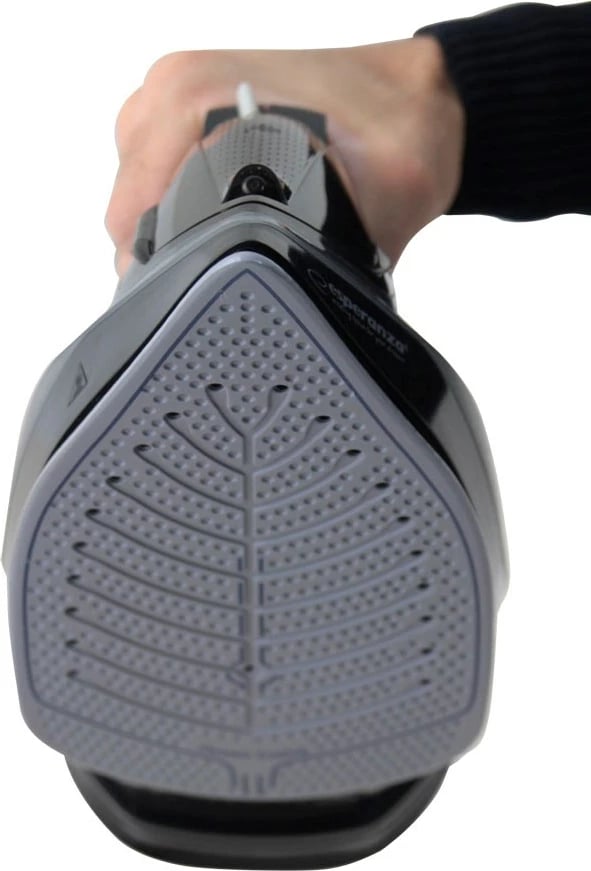 Hekur Esperanza EHI011 me avull, pllakë qeramike, 2600 W, Gri e Zi