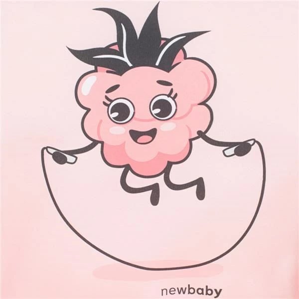 Karrige bebe New Baby Malina, shkumë poliuretani, mbulesë pambuku e heqshme, 42×52×32 cm, rozë