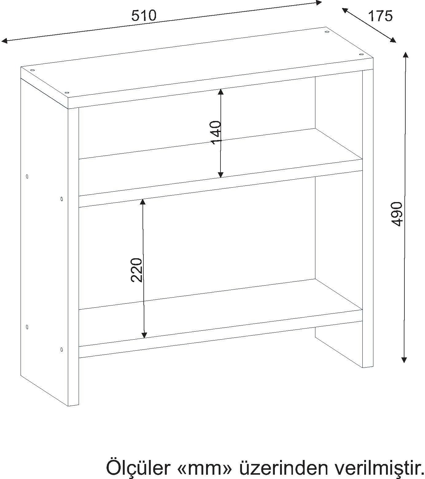 Tavolinë anësore Hanah Home, Silvanus, e bardhë