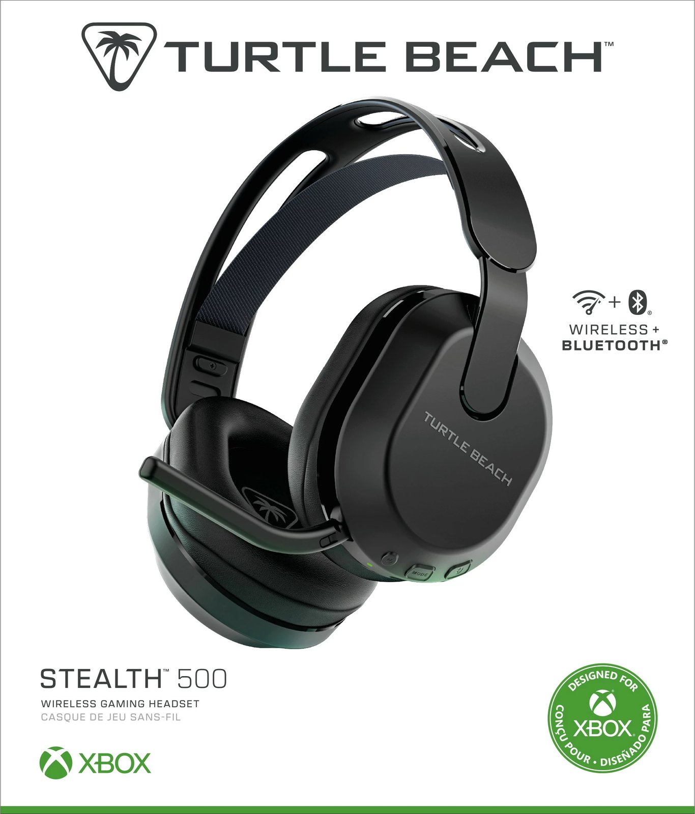 Kufje gaming Turtle Beach Stealth 500 wireless, për Xbox, 40 orë bateri, e zezë