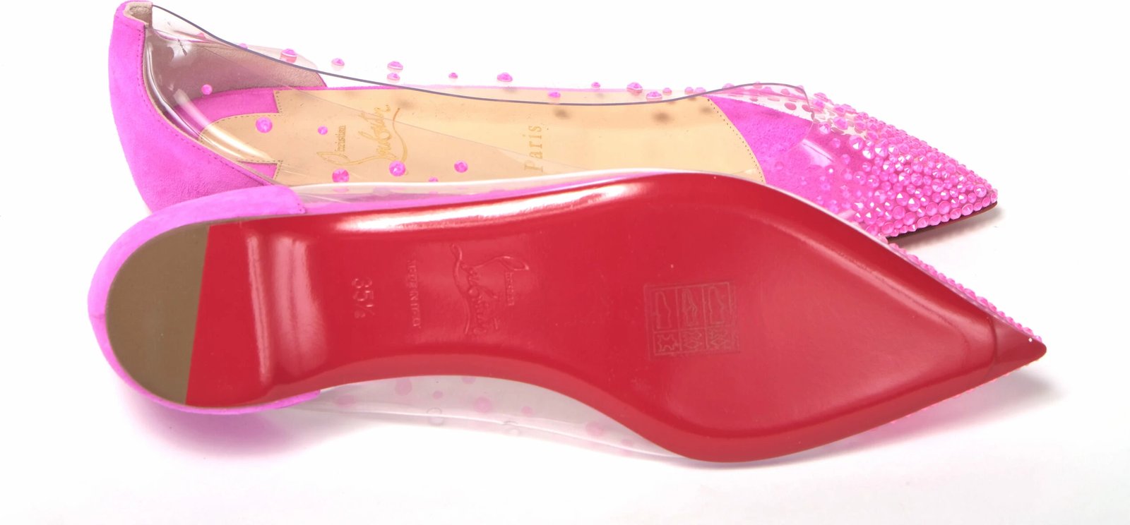 Këpucë për femra Christian Louboutin, rozë 