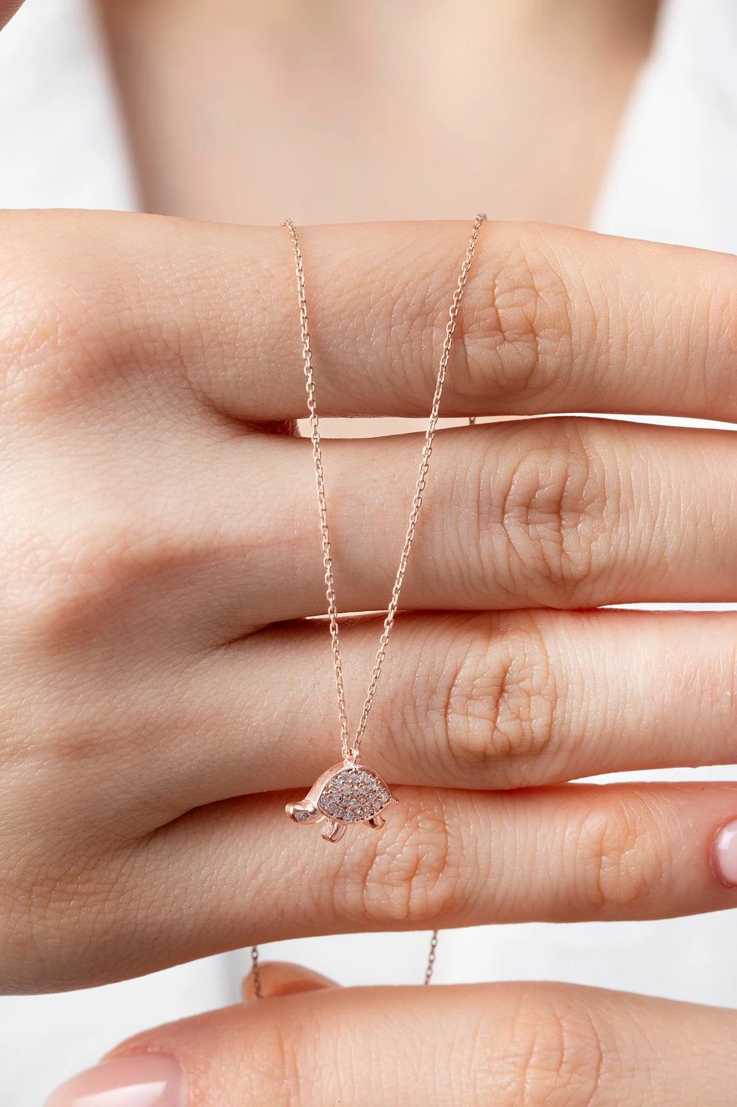 Qafore argjendi Elika Silver, ngjyrë rozë, ELKSLVR7804R