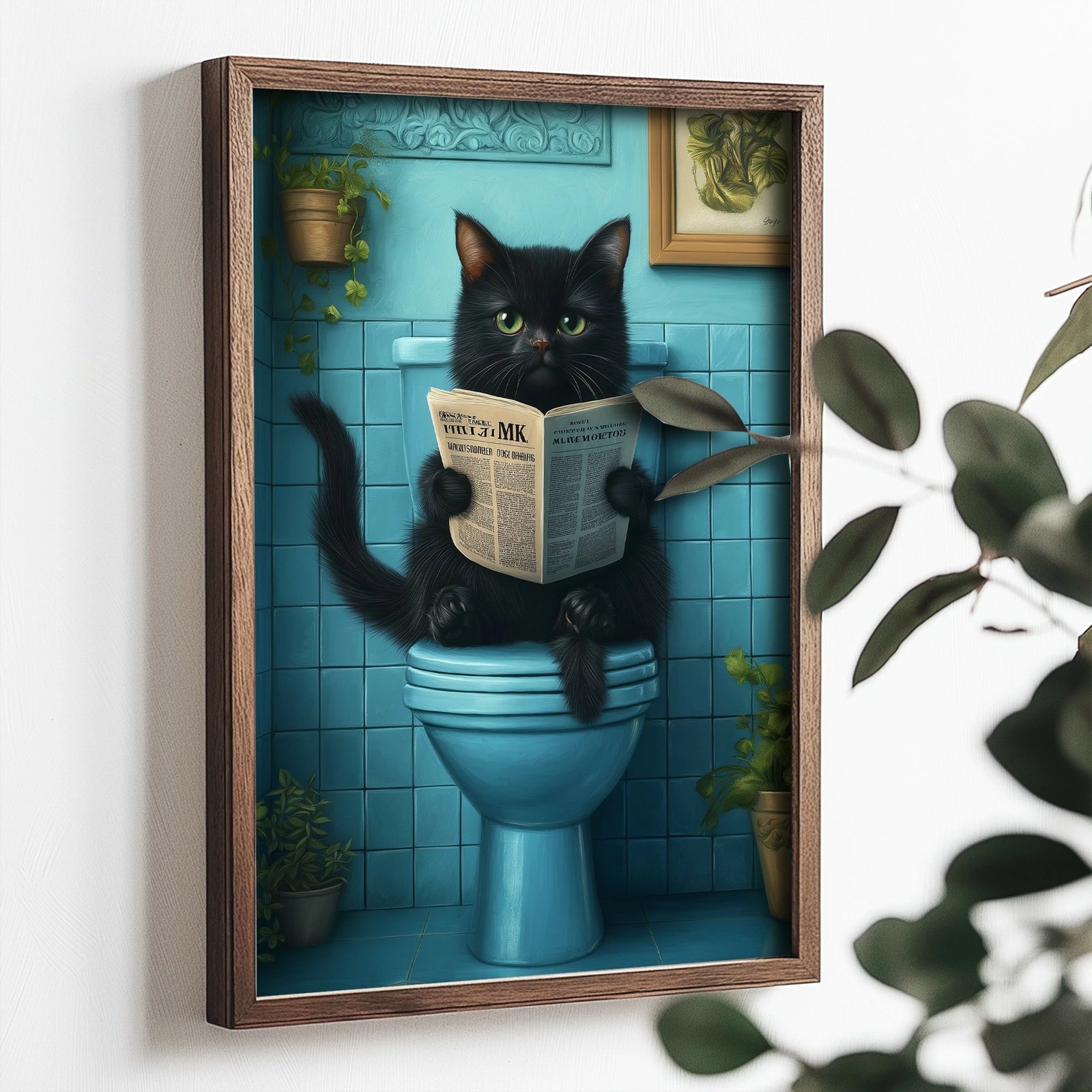 Pikturë dekorative me kornizë MDF, shumëngjyrëshe, TUN018-L