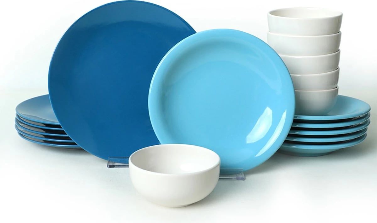 Set darkash për drekë, qeramikë, 18 pjesë, Hermia Concept, X0001509300000000000000000