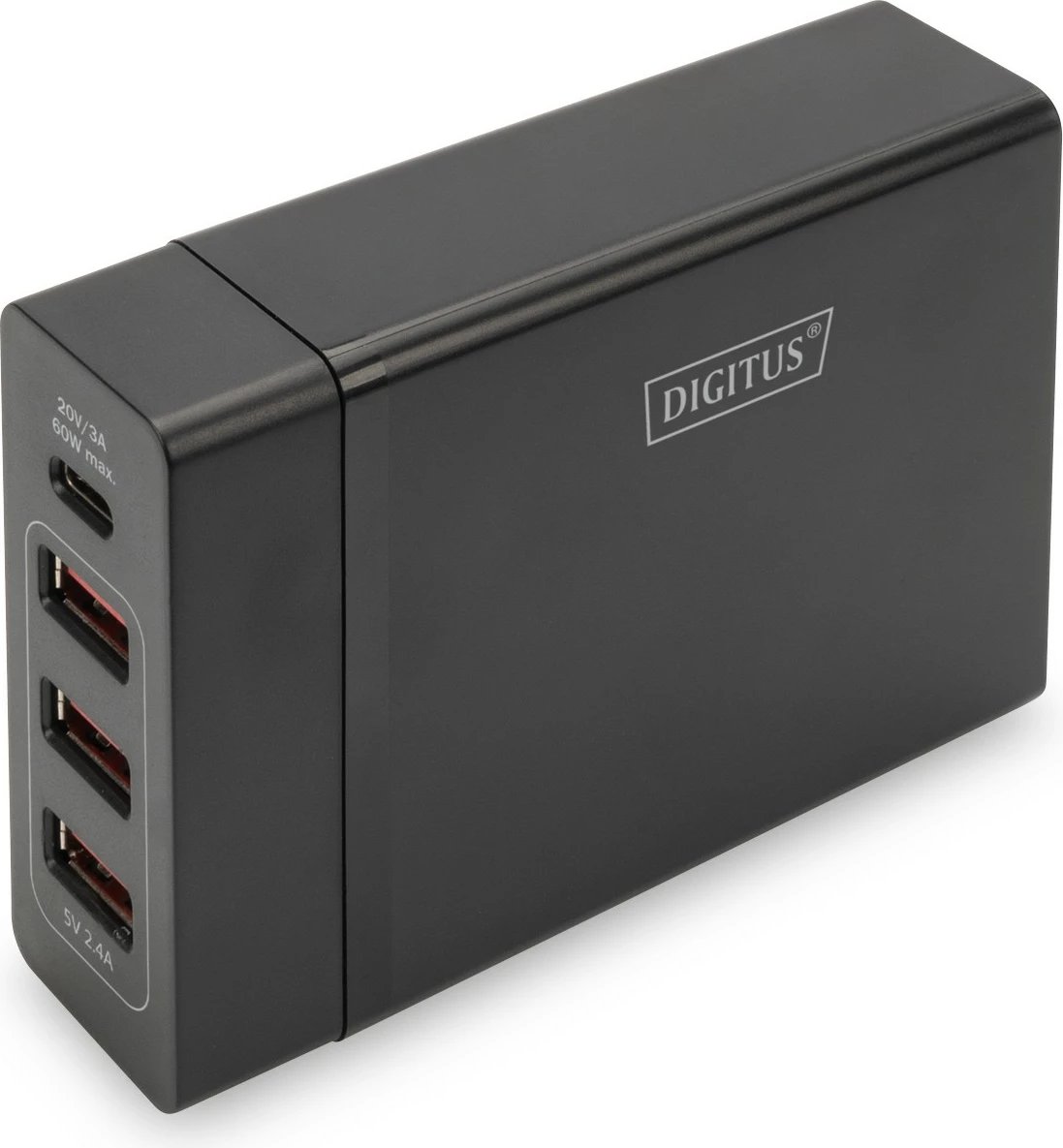 Karikues universal Digitus 4-Port, USB Type-C, 72W, i zi