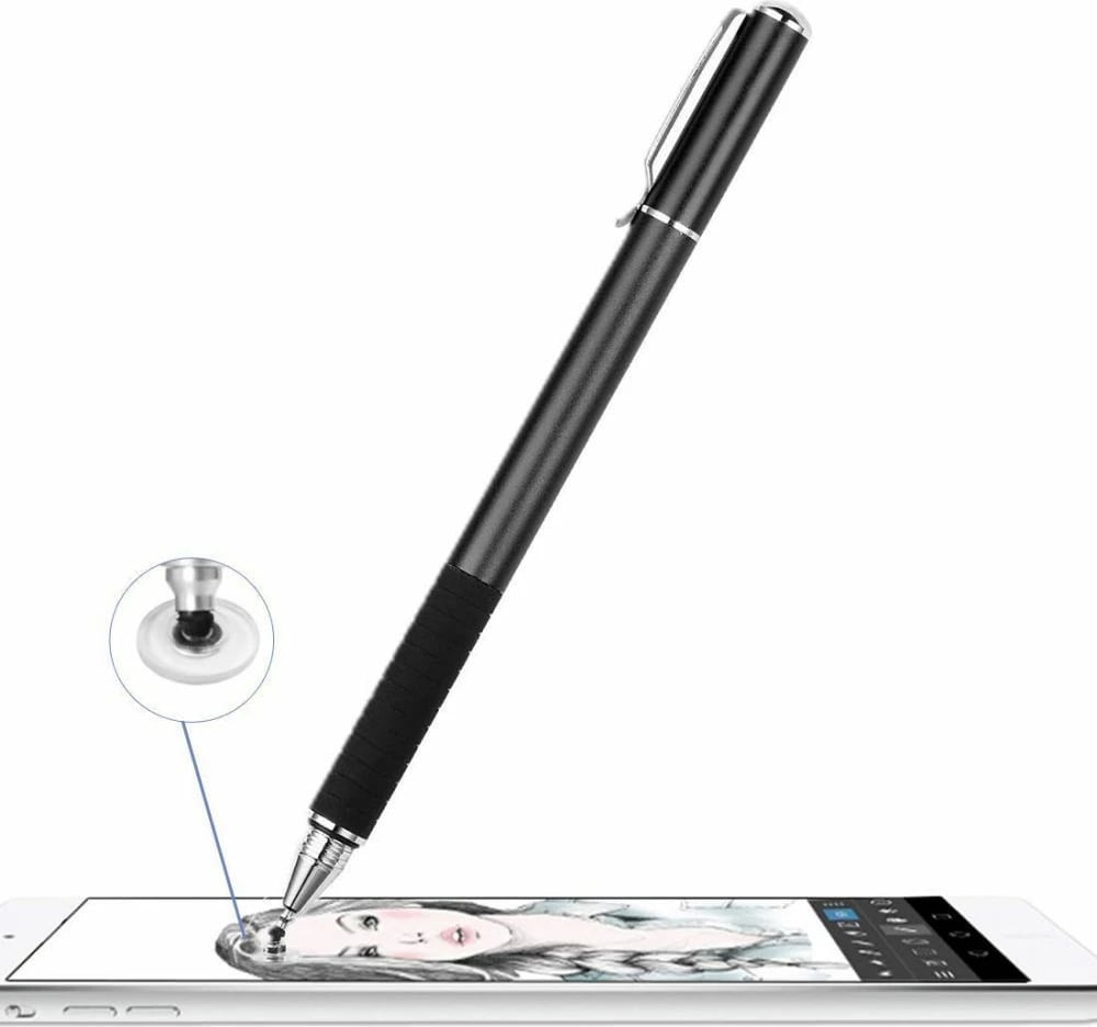 Stilus për ekran me prekje, Tech-Protect Stylus Pen, metal, argjendtë