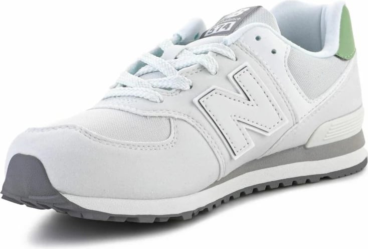 Atlete për fëmijë New Balance Jr GC574MW1, të bardha Atlete për fëmijë New Balance Jr GC574MW1, të bardha