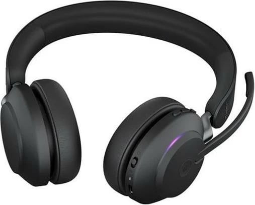 Kufje Jabra Evolve2 65 Stereo me mikrofon, Bluetooth, USB-C, e zezë