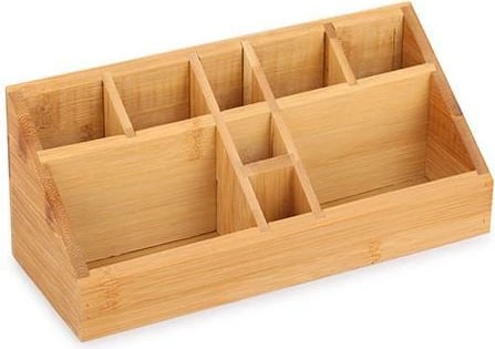 Organizues kozmetikë bambu ΚΥΚΛΩΨ 23x9xH9.5cm
