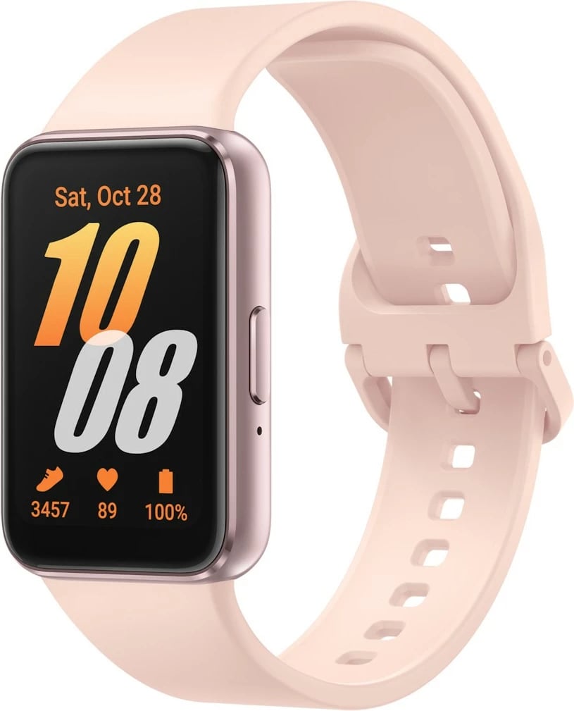 Smartwatch Samsung Galaxy Fit3, 4.06 cm (1.6"), AMOLED, Touchscreen, 0.256 GB, 18.5 g, Pink gold