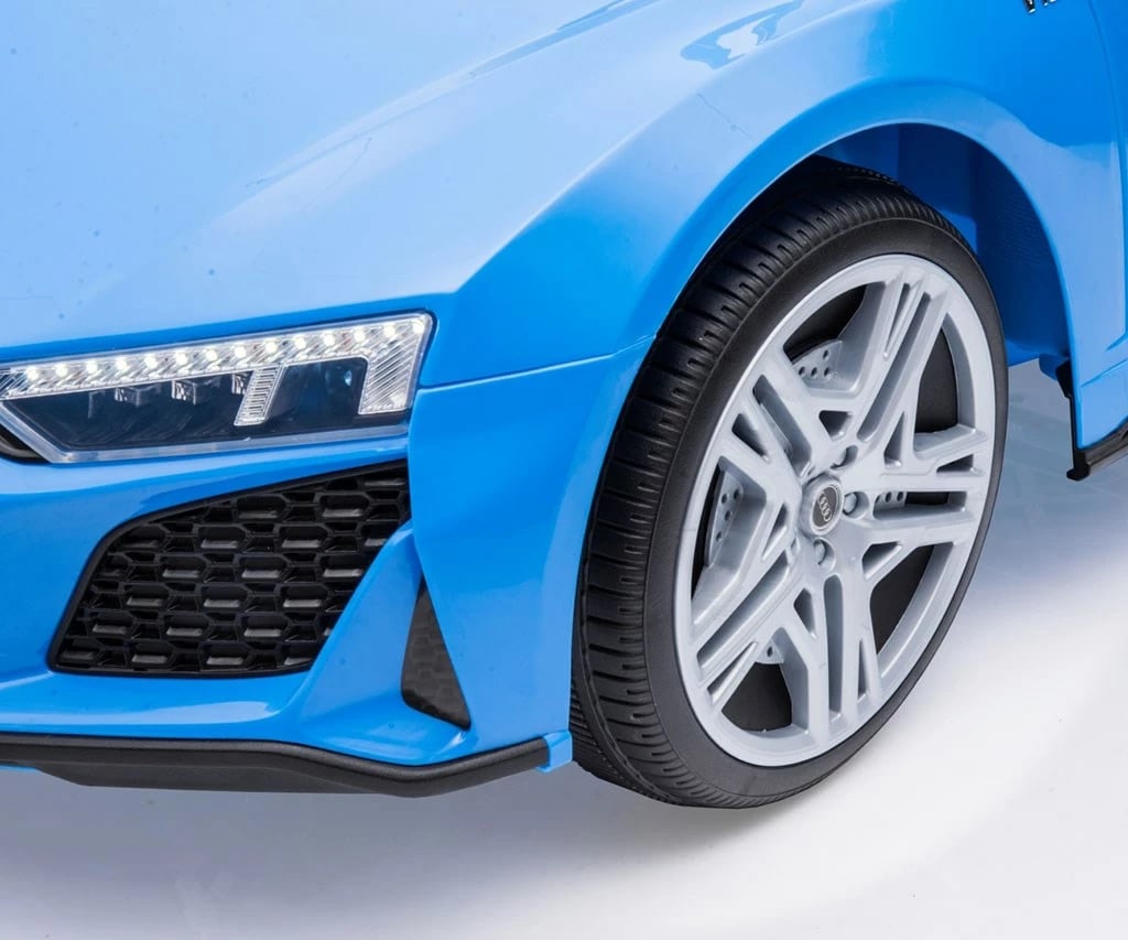 makinë elektrike për fëmijë, Milly Mally Audi R8 Spyder, 12V 2x30W, 1 ulëse, telekomandë, rrota EVA, blu