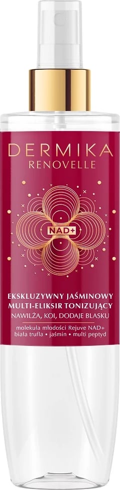 Eliksir tonifikues për fytyrë Dermika Renovelle Exclusive Jasmine Multi-Elixir Toning për femra, 200ml