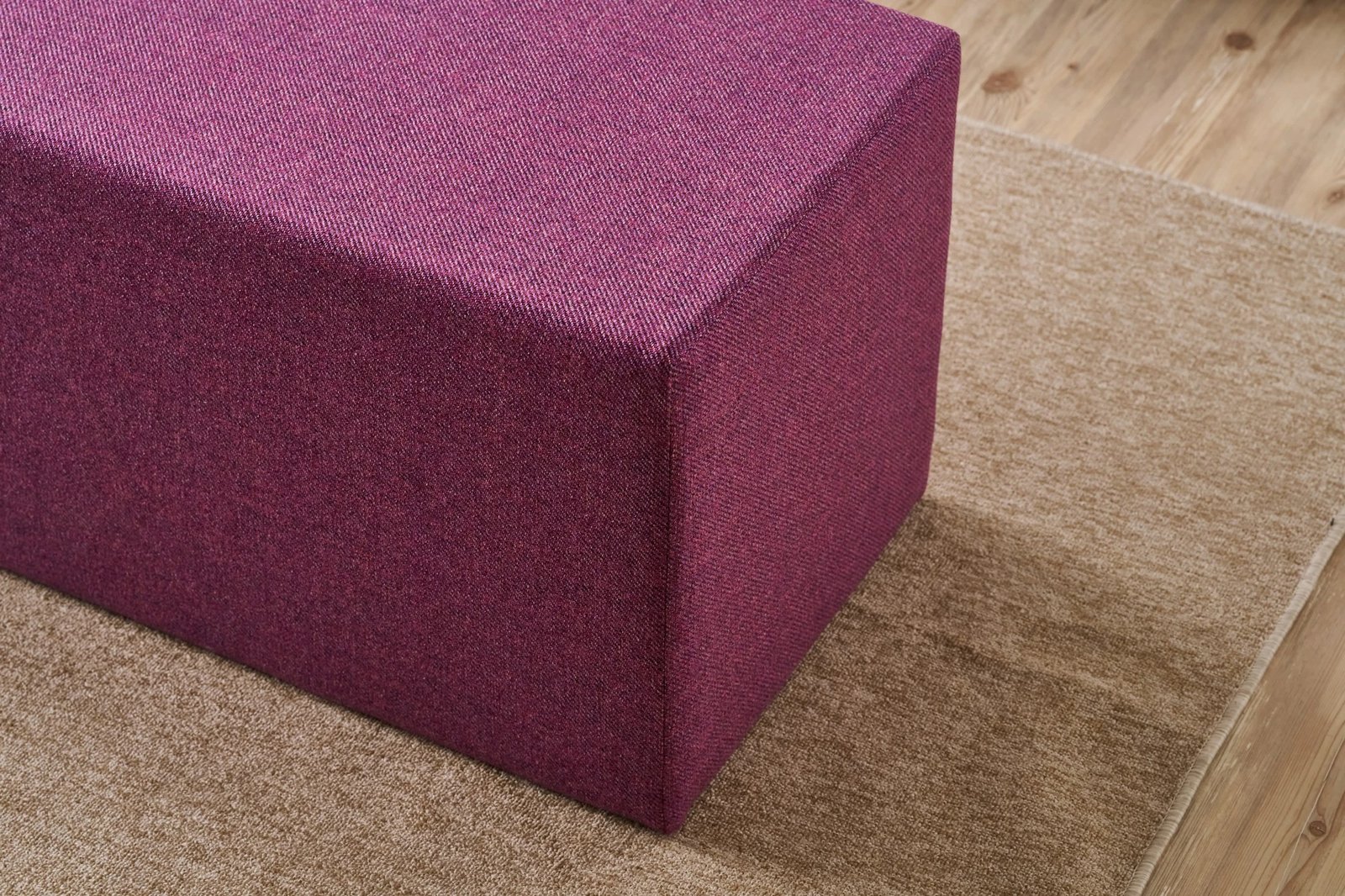 Pouf Demre, ngjyrë lejla, Atelier del Sofa