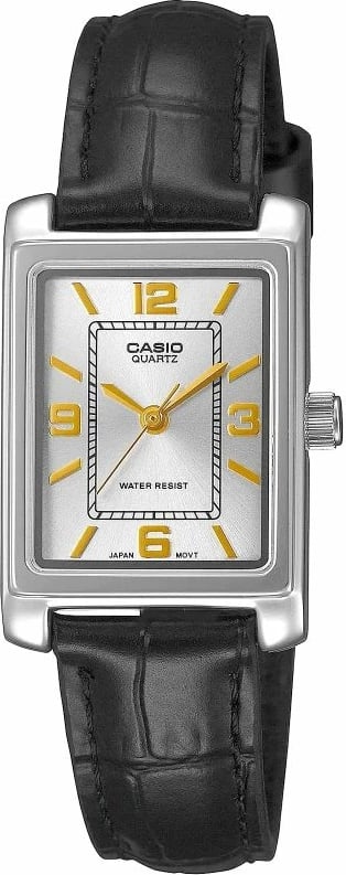 Orë dore për femra CASIO, e zezë