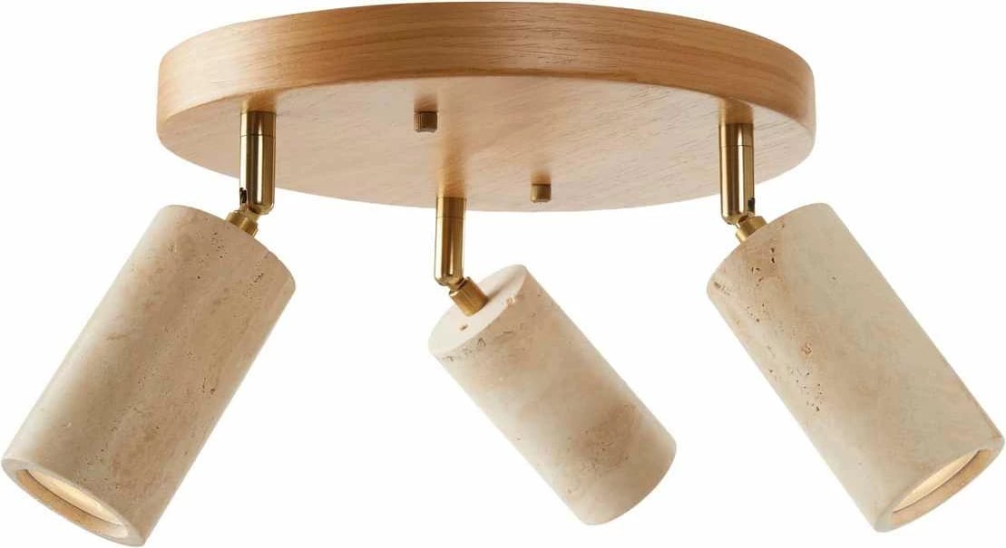 Llambë tavani prej druri, Opviq Nur C, ngjyrë lisi dhe bezhë