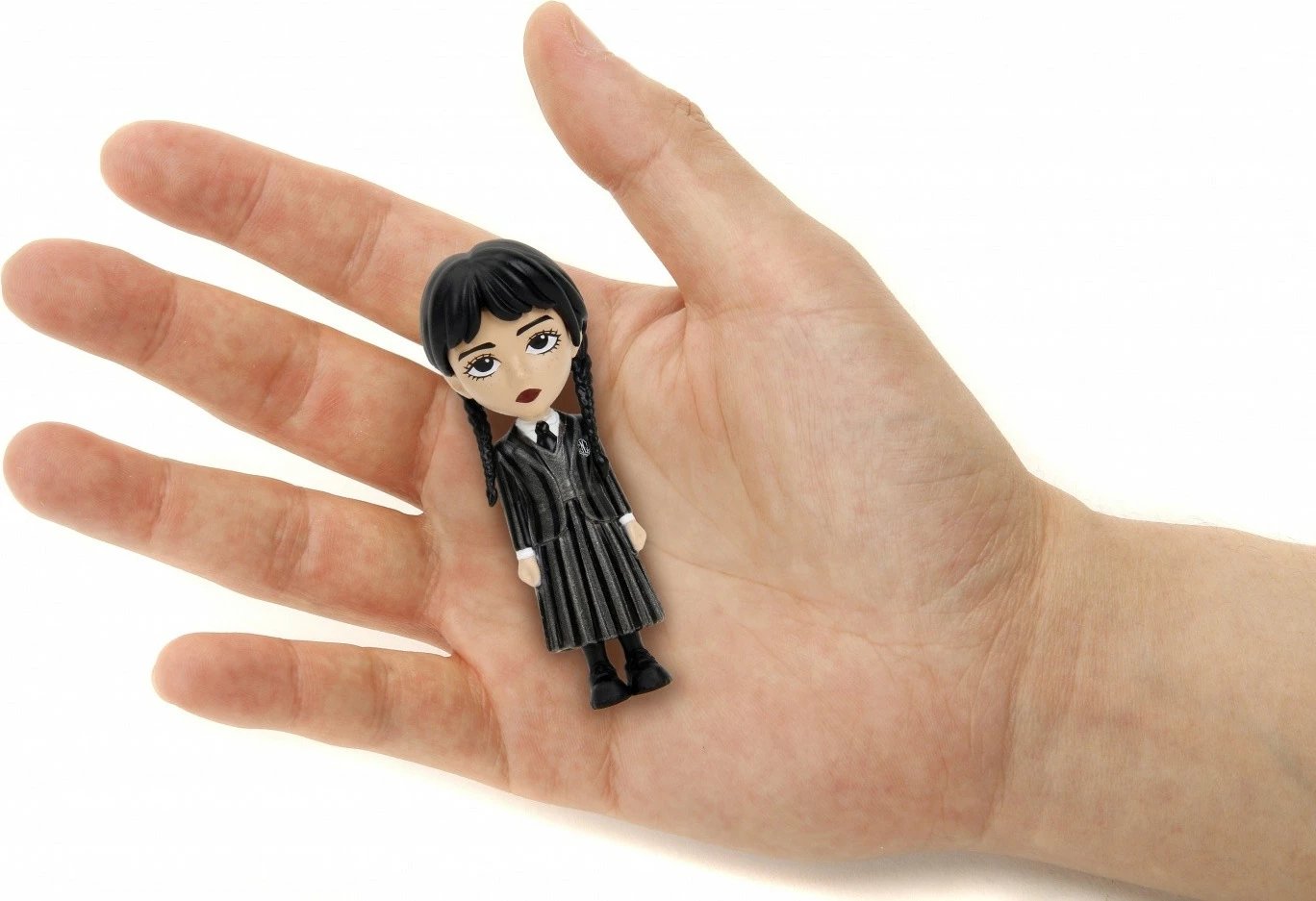 Figurinë metalike koleksionuese Wednesday Jada Toys Deluxe Blind Pack, 2.5 inç, set prej 8 copë