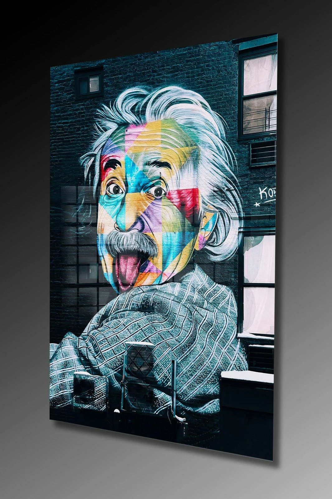 Pikturë dekorative xhami e temperuar, shumëngjyrëshe, UV-572, 30x45cm