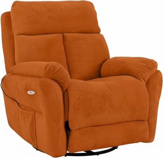 Karrige relaksuese Comfera elektrike, ngjyrë e kuqe tullë, Atelier del Sofa