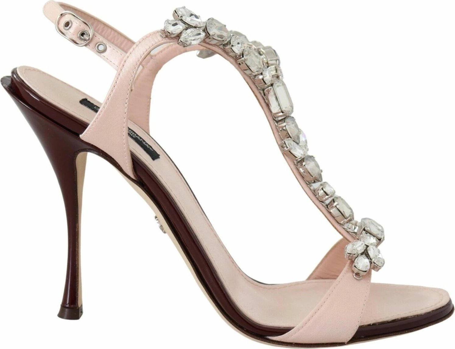 Sandale me taka për femra Dolce & Gabbana, rozë 