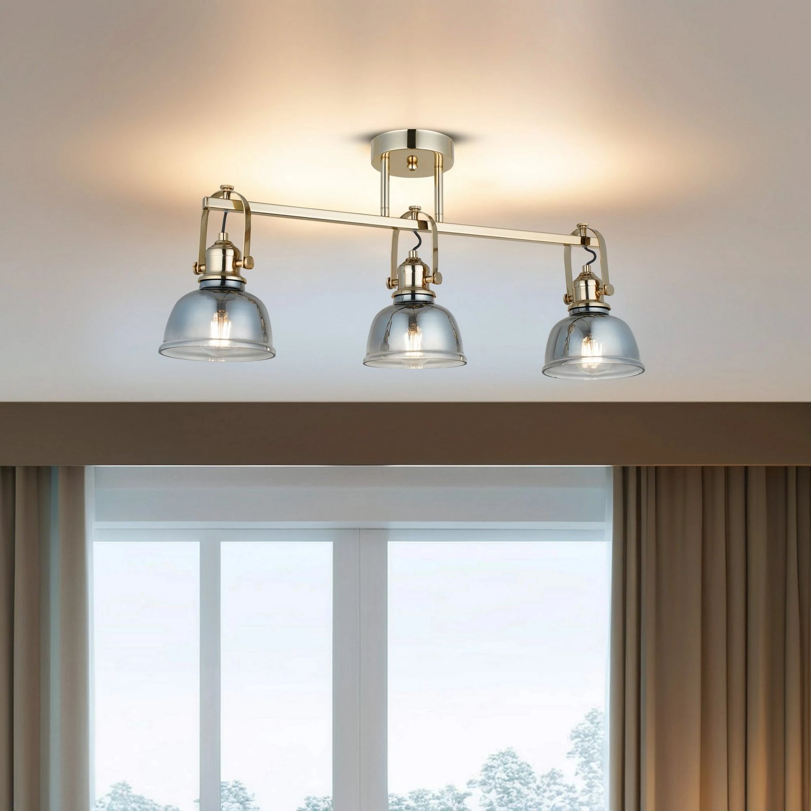 Llambadar Opviq, Mago, ngjyrë llak antik, 3 llampa