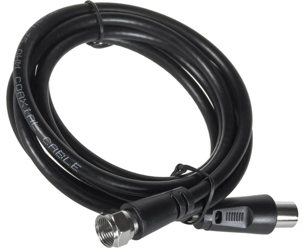 Antenë TV e brendshme, Maclean MCTV-930, DVB-T/T2 H.265 HEVC, përforcues 28 dB, filtër LTE, FM/UHF/VHF, e zezë, me kabllo koaksial me prizë F