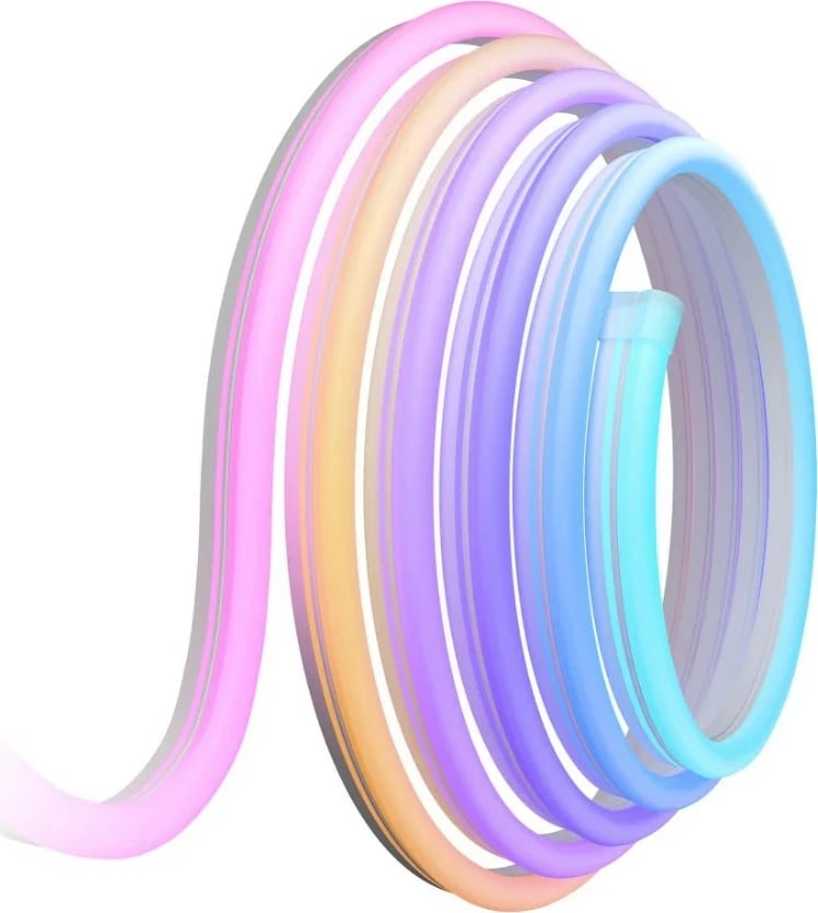 Dritë LED Govee RGBIC Neon Rope 2m, shumëngjyrëshe, e bardhë