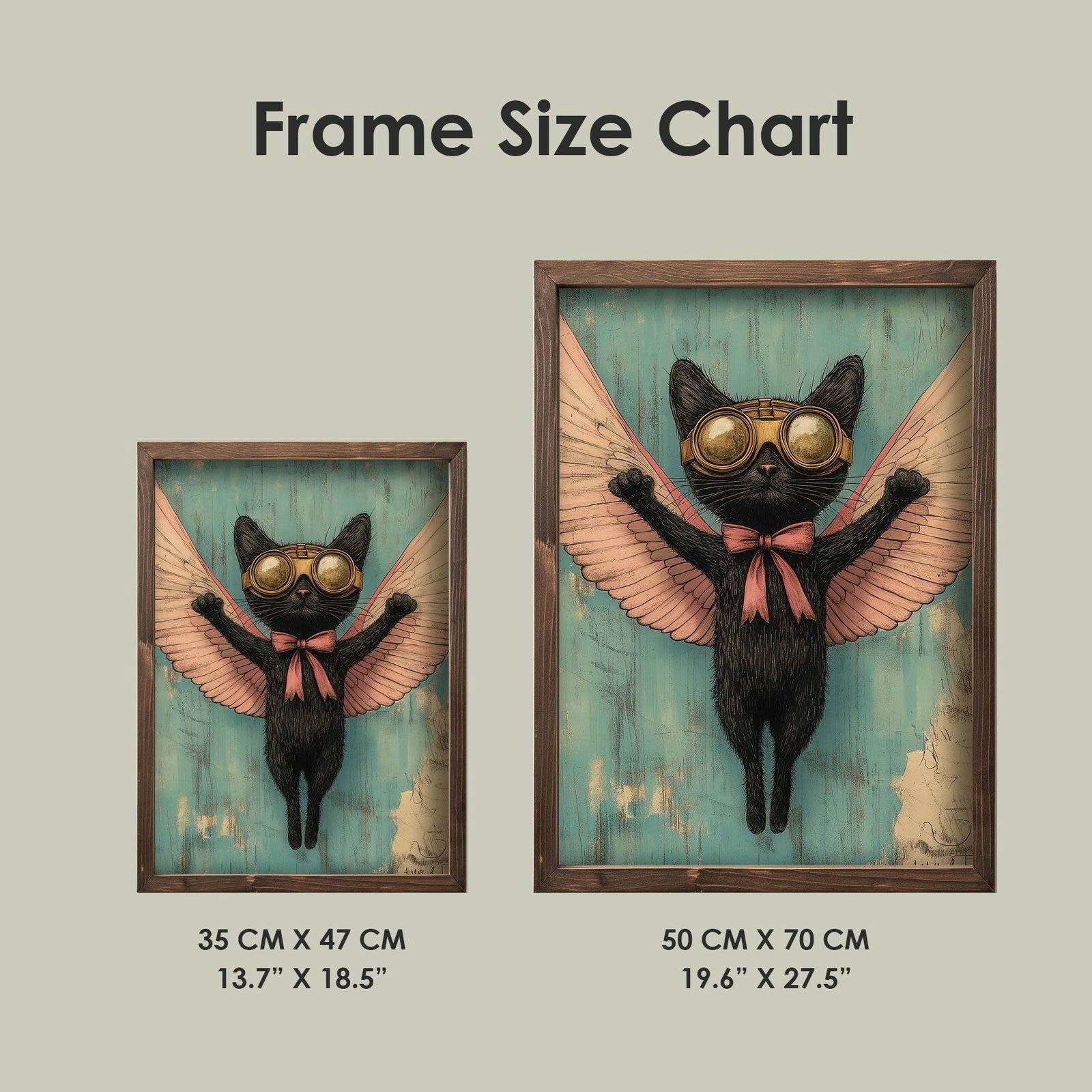 Pikturë dekorative me kornizë MDF, Wallity, TUN031-XL