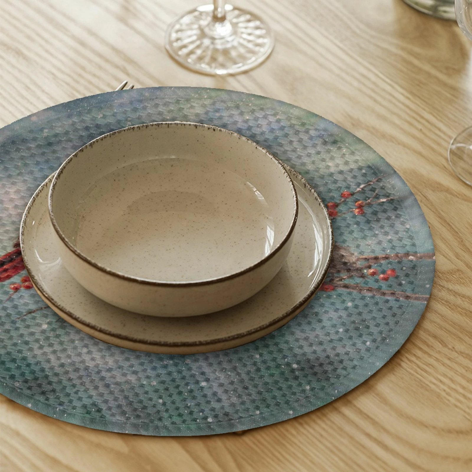 Set nënshtrues tavoline Hermia Concept, shumëngjyrësh, 3051Supla, 37cm, 4 copë