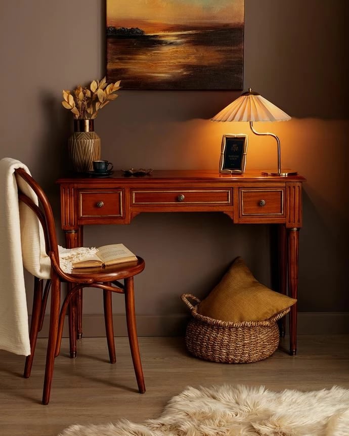 Llambë tavoline Opviq Miranda, ngjyrë ari