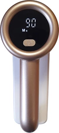 Heqës pushash Adler AD 9617 me LCD, 3 shpejtësi 6500/7500/8500 rpm, bateri 2000 mAh, sipërfaqe pune 6.5 cm, e bardhë-ari