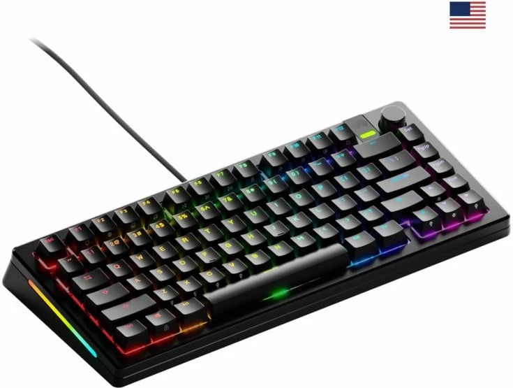 Tastierë mekanike gaming Glorious GMMK 3 PRO 75%, e zezë