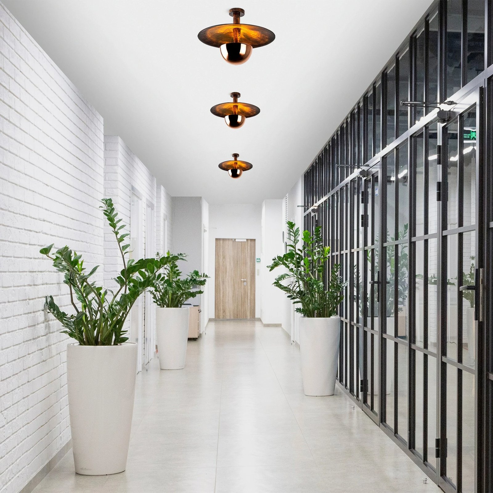 Llambë tavani Opviq, ngjyrë bakri, Kurt - 13355