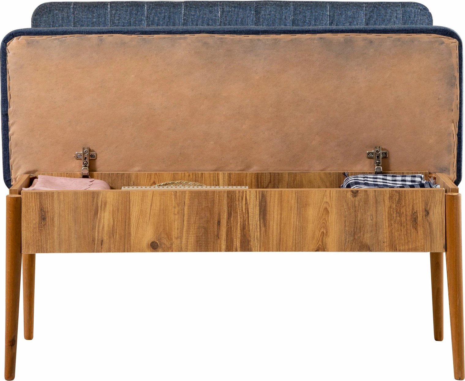 Bankë me depo, ngjyrë pishë Atlantike dhe blu e errët, Hanah Home Vina