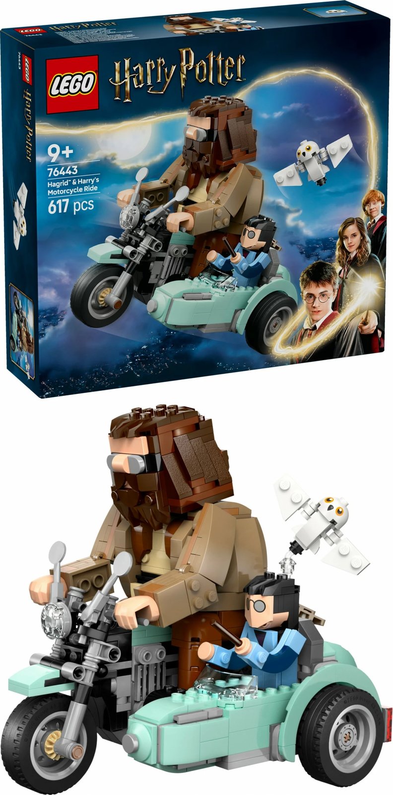 Set ndërtimi LEGO Hagrid & Harry's Motorcycle Ride, 617 pjesë, shumëngjyrësh Set ndërtimi LEGO Hagrid & Harry's Motorcycle Ride, 617 pjesë, shumëngjyrësh