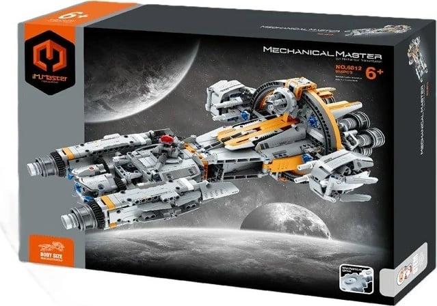 Set ndërtimi IM.MASTER Bricks Starship 955el 6812, për fëmijë 6+