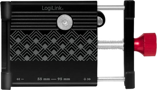 Mbështjellës LogiLink AA0146 për celular, rrotullim 360°, alumini, i zi/kuq