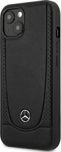 Mbështjellës Mercedes MEHCP15MARMBK për iPhone 15 Plus 6.7", lëkurë Urban Line, zi