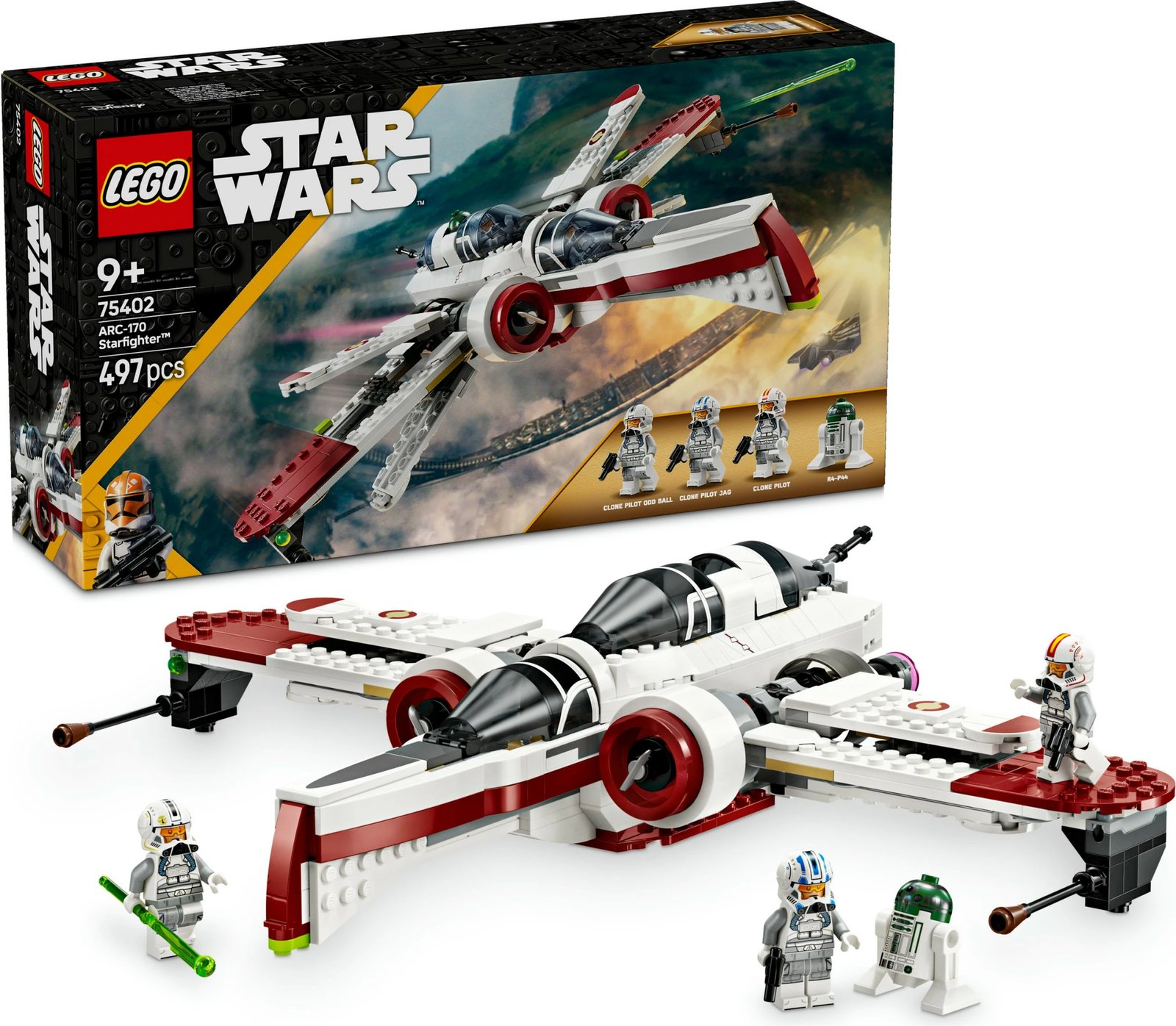 Set ndërtimi LEGO Star Wars ARC-170 Starfighter, shumëngjyrësh Set ndërtimi LEGO Star Wars ARC-170 Starfighter, shumëngjyrësh