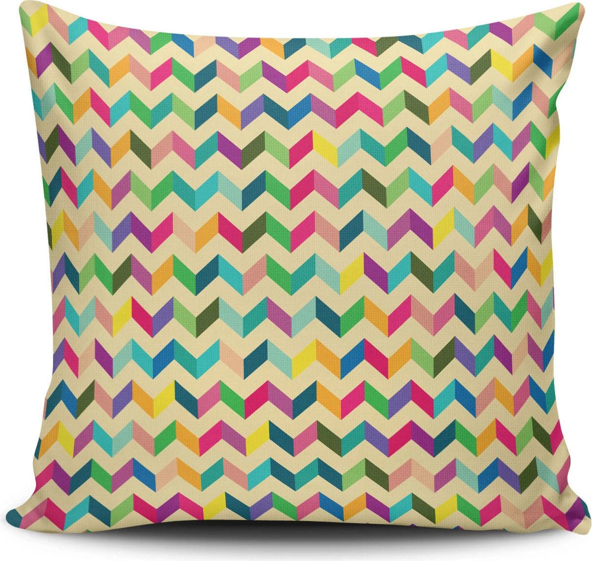 Jastëkë mbulesë Aberto Design, NKLF-158, shumëngjyrëshe, 43x43cm